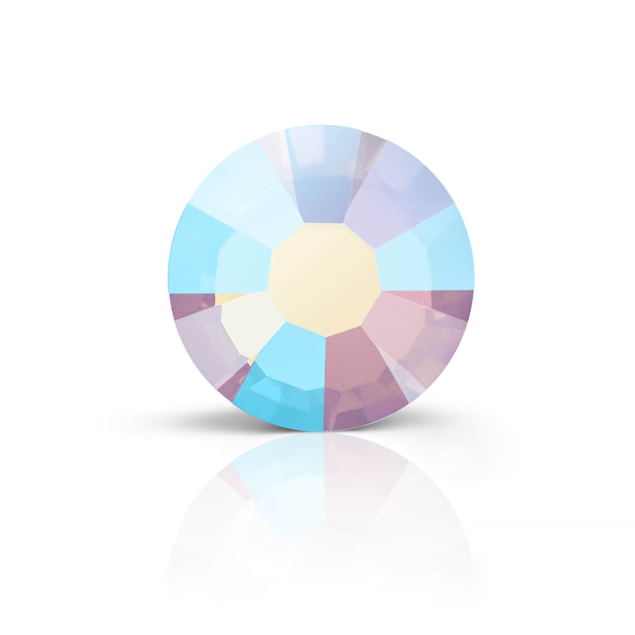 Preciosa MAXIMA SS5 Aurora Borealis Flatback Czech Crystals, 144ct.